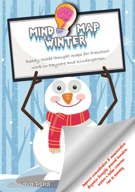 Produktbild: KitaFix-Mindmap Winter (Ready-made thought maps for Preschool work in Daycare and Kindergarten)
