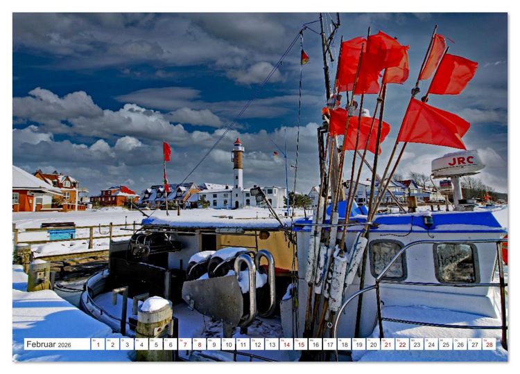 Produktbild: Sch&ouml;nes Mecklenburg-Vorpommern - Landschaften am Meer (hochwertiger Premium Wandkalender 2026 DIN A2 quer), Kunstdruck in Hochglanz