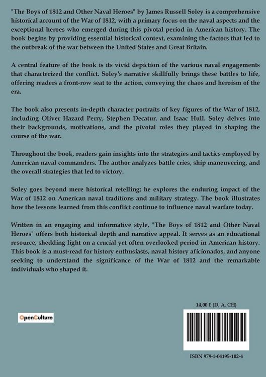 Produktbild: The Boys Of 1812 And Other Naval Heroes