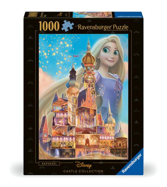 Produktbild: Erwachsenenpuzzle 1000 Teile - Disney Prinzessinnen - Disney Castles: Rapunzel