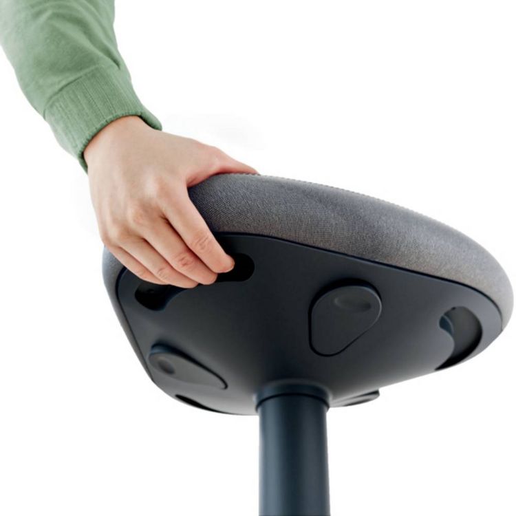 Produktbild: Leitz Sitzhocker Dunkelgrau 65440089