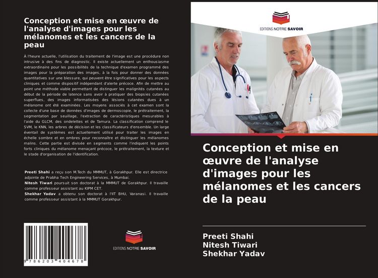 Produktbild: Conception et mise en &iquest;uvre de l'analyse d'images pour les m&eacute;lanomes et les cancers de la peau