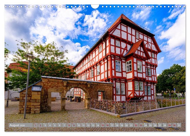 Produktbild: Ein Blick auf Leinefelde-Worbis (Wandkalender 2026 DIN A3 quer), CALVENDO Monatskalender