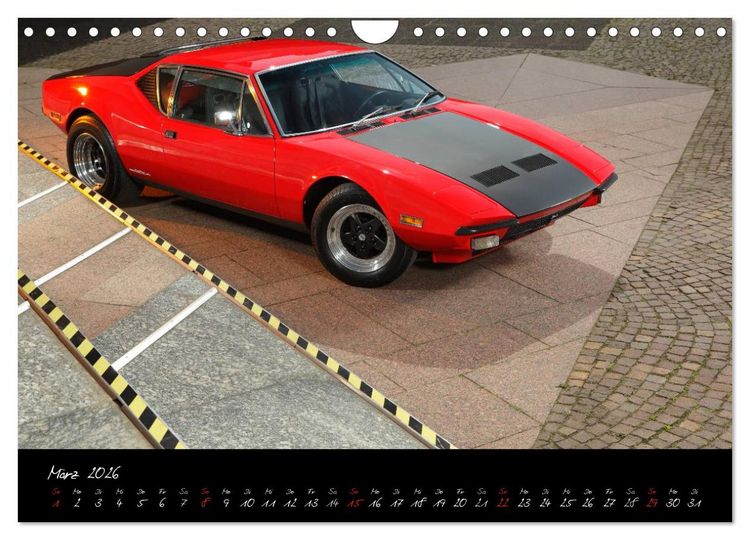 Produktbild: De Tomaso Pantera (Wandkalender 2026 DIN A4 quer), CALVENDO Monatskalender