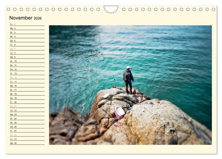 Produktbild: Angeln - meine Leidenschaft (Wandkalender 2026 DIN A4 quer), CALVENDO Monatskalender