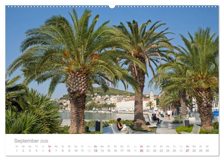 Produktbild: Kroatische Adriak&uuml;ste (hochwertiger Premium Wandkalender 2026 DIN A2 quer), Kunstdruck in Hochglanz