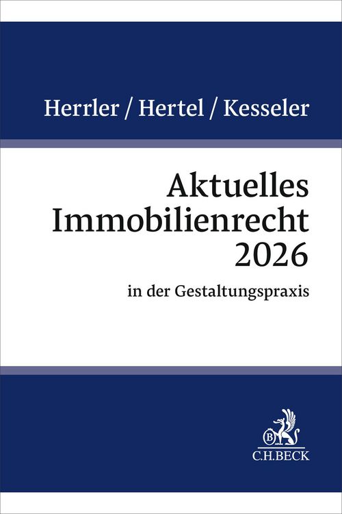 Produktbild: Aktuelles Immobilienrecht 2026
