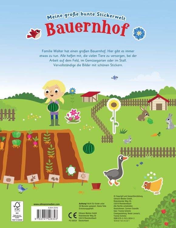 Produktbild: Meine gro&szlig;e bunte Stickerwelt - Bauernhof