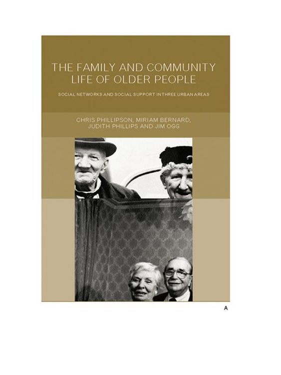 Produktbild: Family and Community Life of Older People