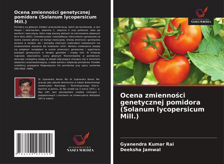 Produktbild: Ocena zmienno&iquest;ci genetycznej pomidora (Solanum lycopersicum Mill.)