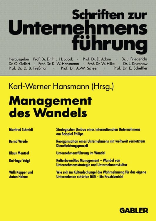 Produktbild: Management des Wandels