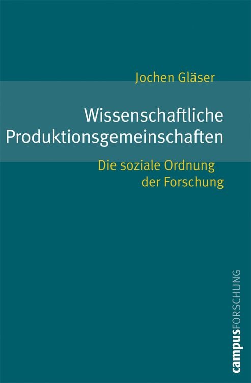 Produktbild: Wissenschaftliche Produktionsgemeinschaften