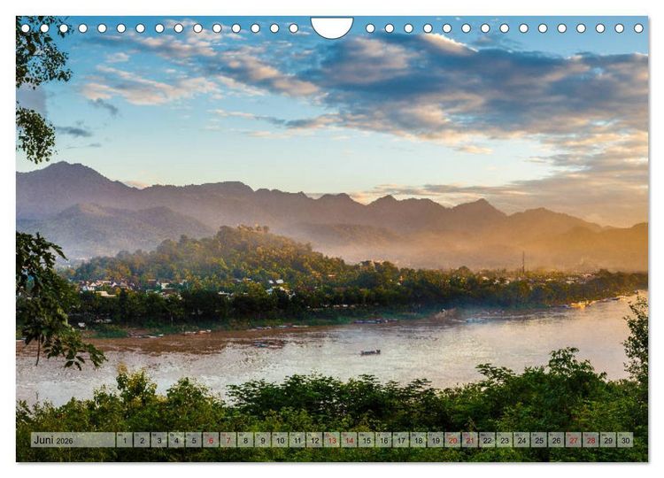 Produktbild: Laos - An den Ufern des Mekong (Wandkalender 2026 DIN A4 quer), CALVENDO Monatskalender
