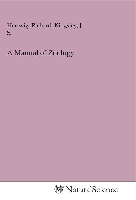 Produktbild: A Manual of Zoology