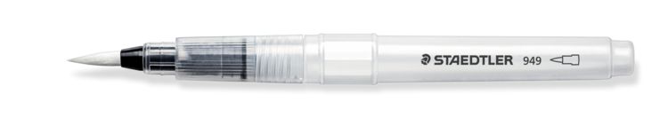 Produktbild: STAEDTLER Wasserpinsel rund fein, rund medium, rund gro&szlig;, Keilspitze, 4er Set