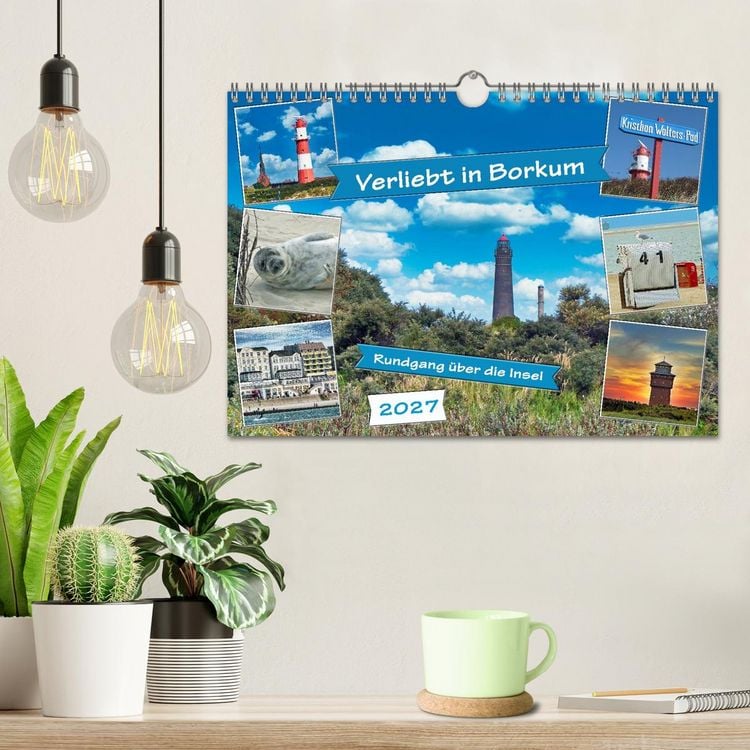 Produktbild: Verliebt in Borkum (Wandkalender 2027 DIN A4 quer), CALVENDO Monatskalender