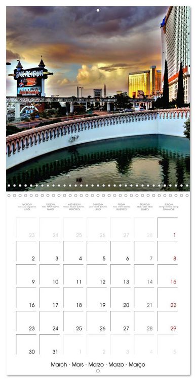 Produktbild: Las Vegas, Iconic City of Dreams (Wall Calendar 2026 12 &times; 12 Inch) CALVENDO 12 Month Wall Calendar