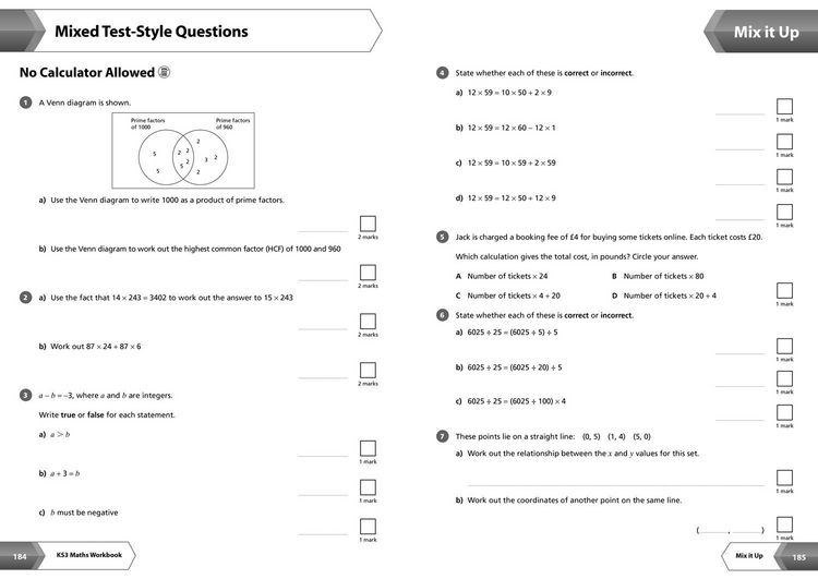 Produktbild: Ks3 Maths Foundation Level All-In-One Complete Revision and Practice