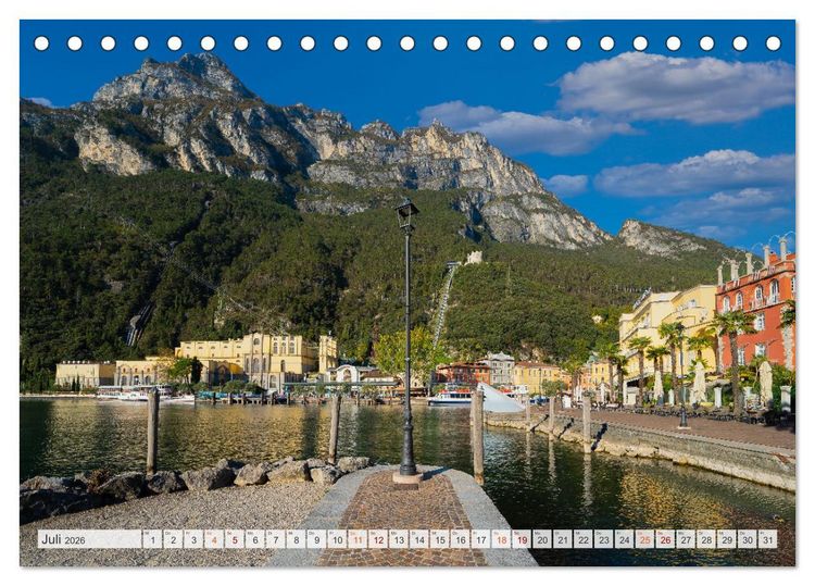 Produktbild: Riva del Garda Impressionen vom Gardasee (Tischkalender 2026 DIN A5 quer), CALVENDO Monatskalender