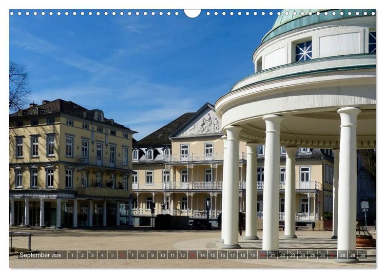 Produktbild: Bad Pyrmont - eine Kurstadt mit Flair (Wandkalender 2026 DIN A3 quer), CALVENDO Monatskalender