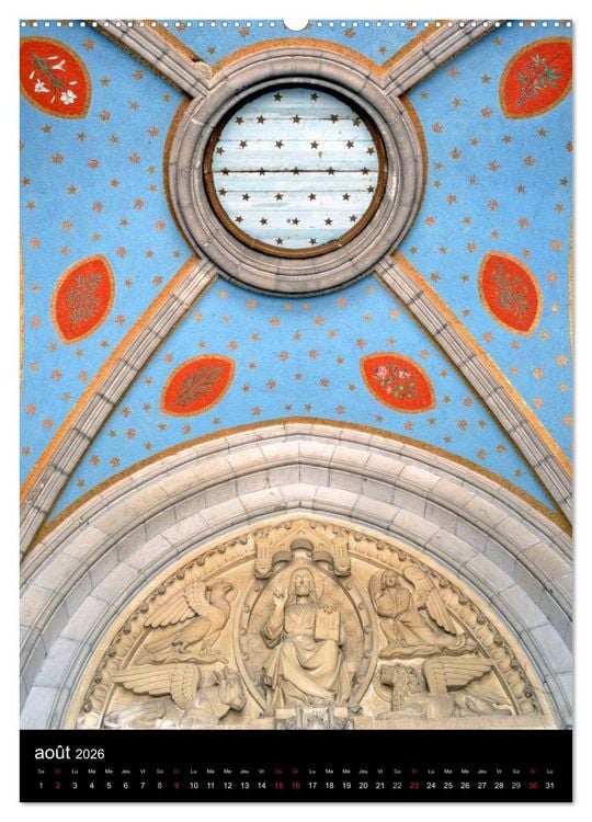 Produktbild: Lourdes en lumi&egrave;re (Calendrier mural 2026 DIN A2 horizontal) calendrier de bureau