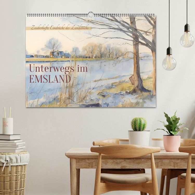 Produktbild: Unterwegs im Emsland (Wandkalender 2026 DIN A2 quer), CALVENDO Monatskalender