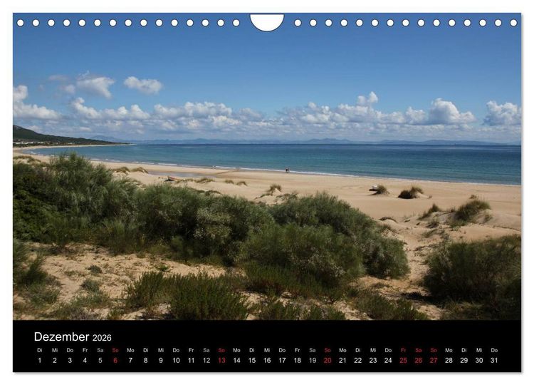 Produktbild: Tarifa - Andalusien (Wandkalender 2026 DIN A4 quer), CALVENDO Monatskalender