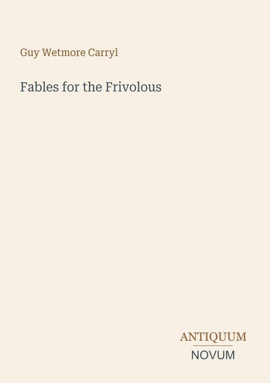 Produktbild: Fables for the Frivolous