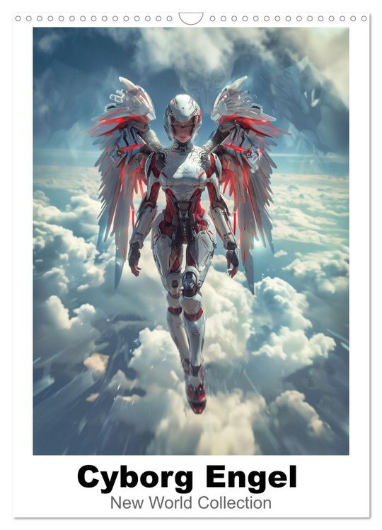 Produktbild: Cyborg Engel (Wandkalender 2026 DIN A3 hoch), CALVENDO Monatskalender