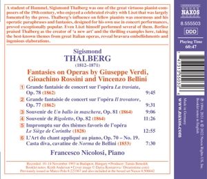 Produktbild: Fantasies on Operas by Verdi,Rossini and Bellini