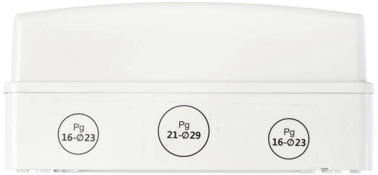 Produktbild: Sygonix SY-5491852 Kleinverteiler Aufputz Anzahl Teilungen = 8 Anzahl Reihen = 1 Inhalt 1St.