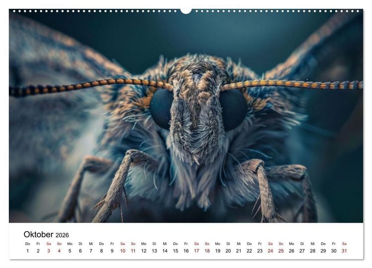 Produktbild: Insekten hautnah (Wandkalender 2026 DIN A2 quer), CALVENDO Monatskalender