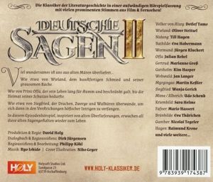 Produktbild: J&uuml;rgensen, D: Deutsche Sagen II