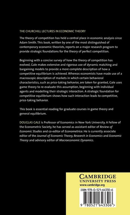 Produktbild: Strategic Foundations of General Equilibrium