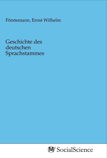 Produktbild: Geschichte des deutschen Sprachstammes