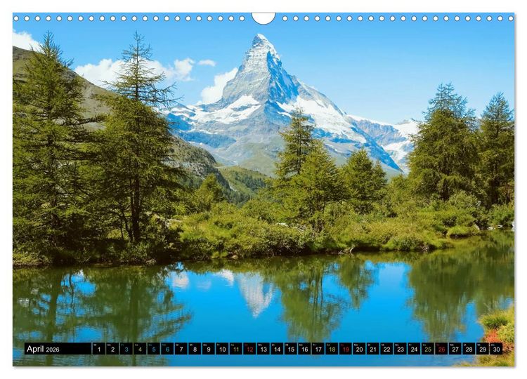 Produktbild: Und ewig lockt das Matterhorn (Wandkalender 2026 DIN A3 quer), CALVENDO Monatskalender