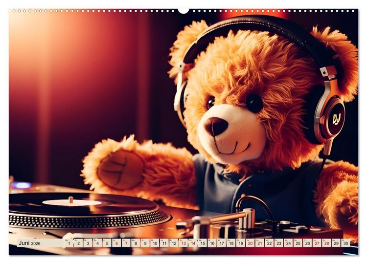 Produktbild: Einfach b&auml;rig - Eine b&auml;rige Reise durch den Teddyalltag (Wandkalender 2026 DIN A2 quer), CALVENDO Monatskalender