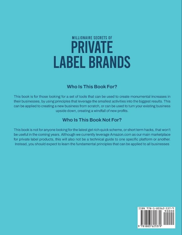 Produktbild: Millionaire Secrets of Private Label Brands
