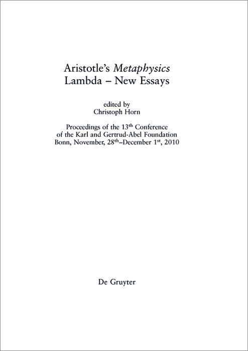 Produktbild: Aristotle's "Metaphysics" Lambda - New Essays