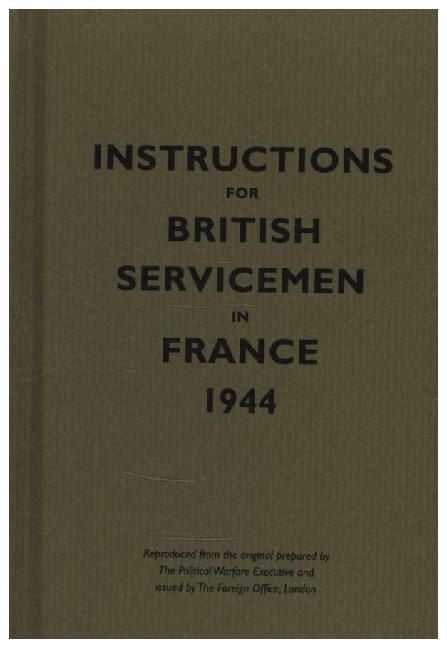 Produktbild: Instructions for British Servicemen in France, 1944