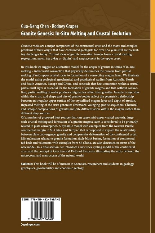 Produktbild: Granite Genesis: In-Situ Melting and Crustal Evolution