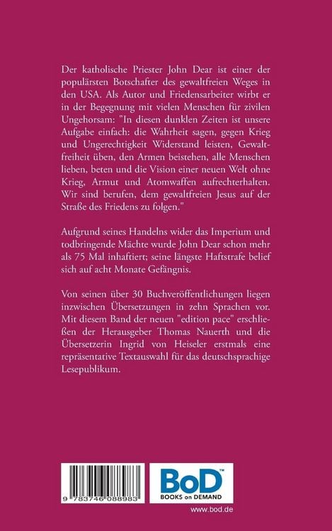 Produktbild: Ein Mensch des Friedens und der Gewaltfreiheit werden
