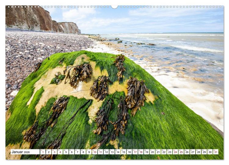 Produktbild: Normandie Die Farben der Ebbe (Wandkalender 2026 DIN A2 quer), CALVENDO Monatskalender