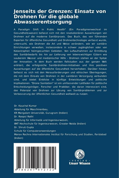 Produktbild: Jenseits der Grenzen: Einsatz von Drohnen f&uuml;r die globale Abwasserentsorgung