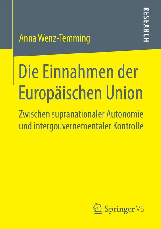 Produktbild: Die Einnahmen der Europ&auml;ischen Union