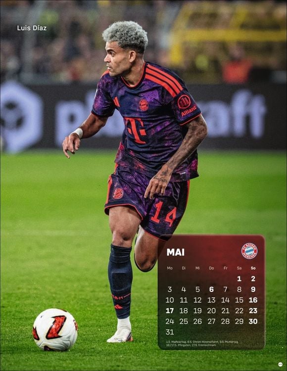 Produktbild: FC Bayern M&uuml;nchen Posterkalender 2027