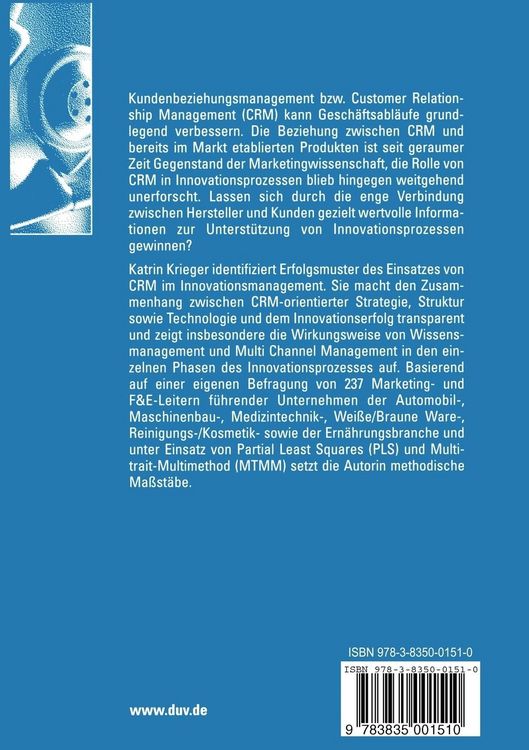 Produktbild: Customer Relationship Management und Innovationserfolg