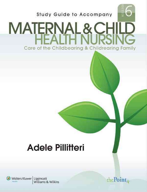 Produktbild: Pillitteri, A: Study Guide to Accompany Maternal and Child H