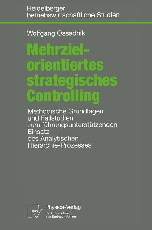 Produktbild: Mehrzielorientiertes strategisches Controlling