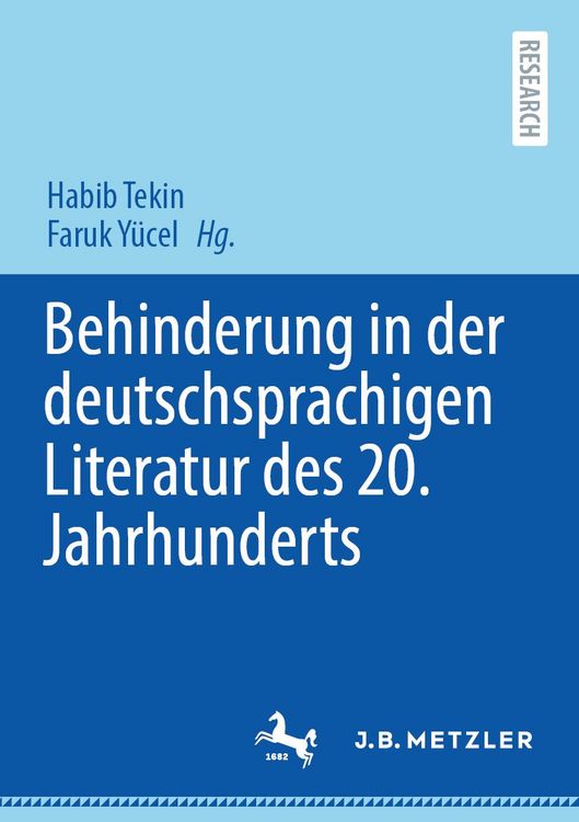 Produktbild: Behinderung in der deutschsprachigen Literatur des 20. Jahrhunderts